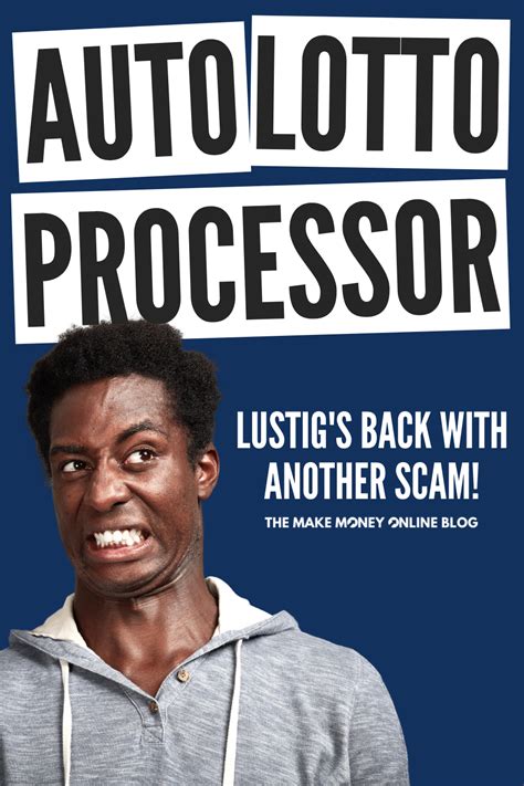 auto lotto processor scam
